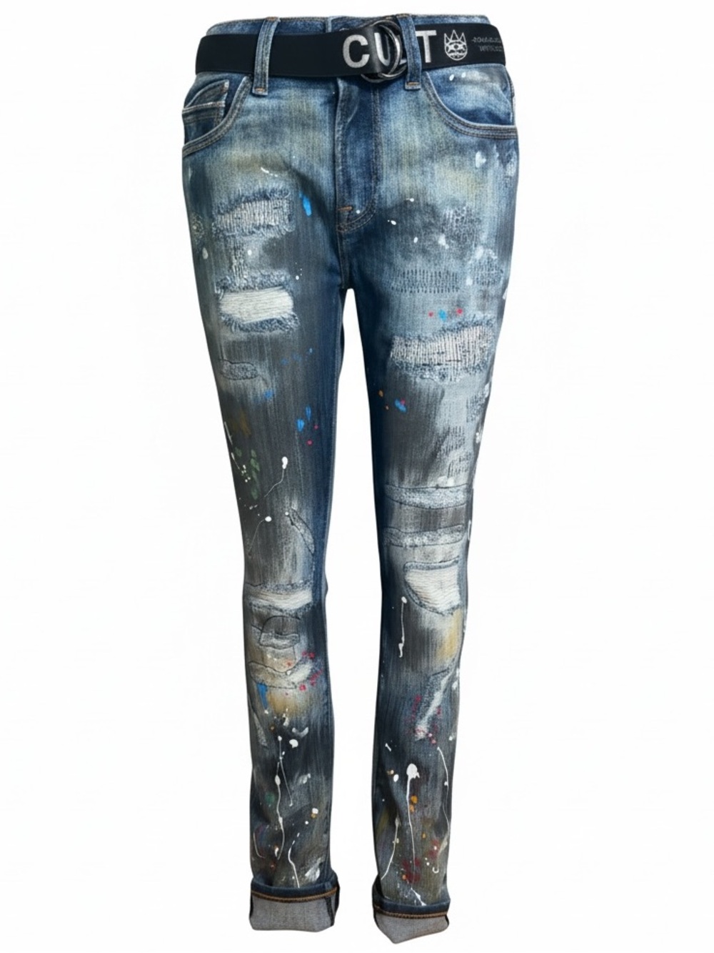 Cult of Individuality Punk Super Skinny Chaos Distressed Men’s Jeans 30x32 NWT